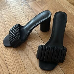 Revolve LPA Black Heels